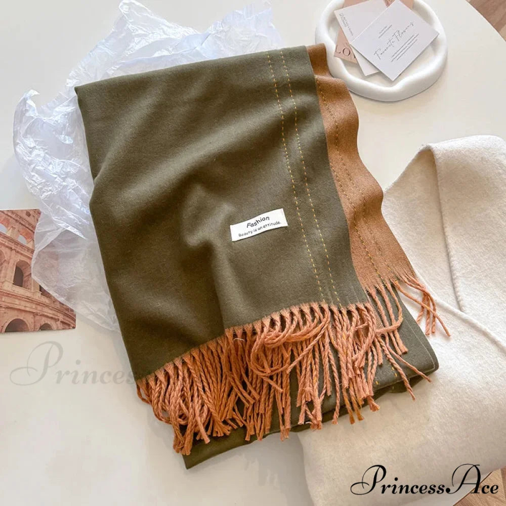 Dense Chunky Cashmere Winter Scarf color11 scarf-241228