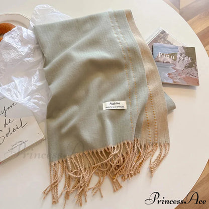 Dense Chunky Cashmere Winter Scarf color13 scarf-241228
