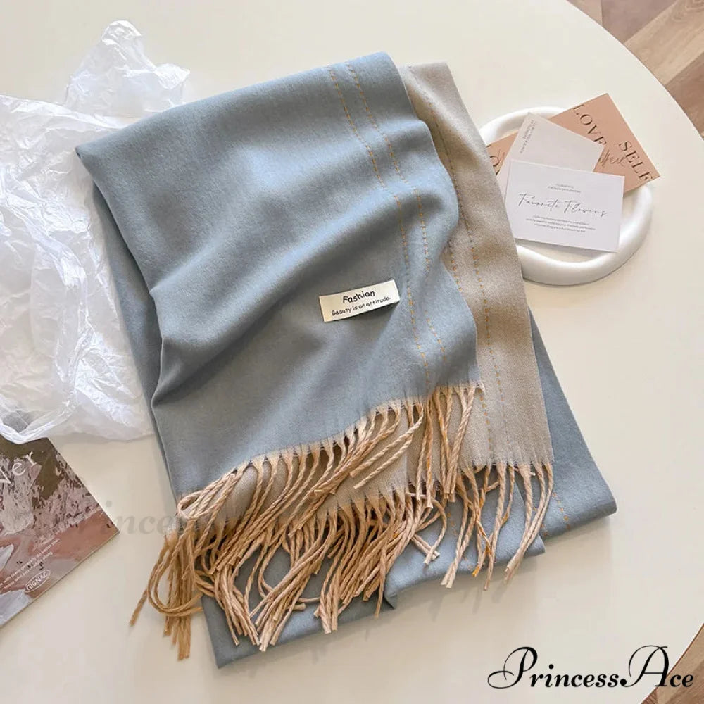 Dense Chunky Cashmere Winter Scarf color14 scarf-241228