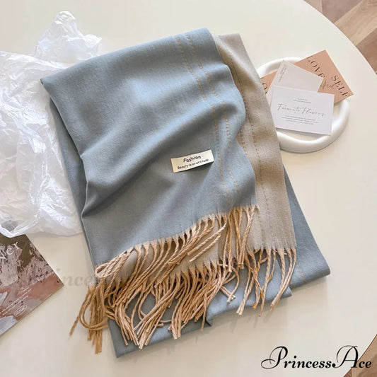 Dense Chunky Cashmere Winter Scarf color14 scarf-241228