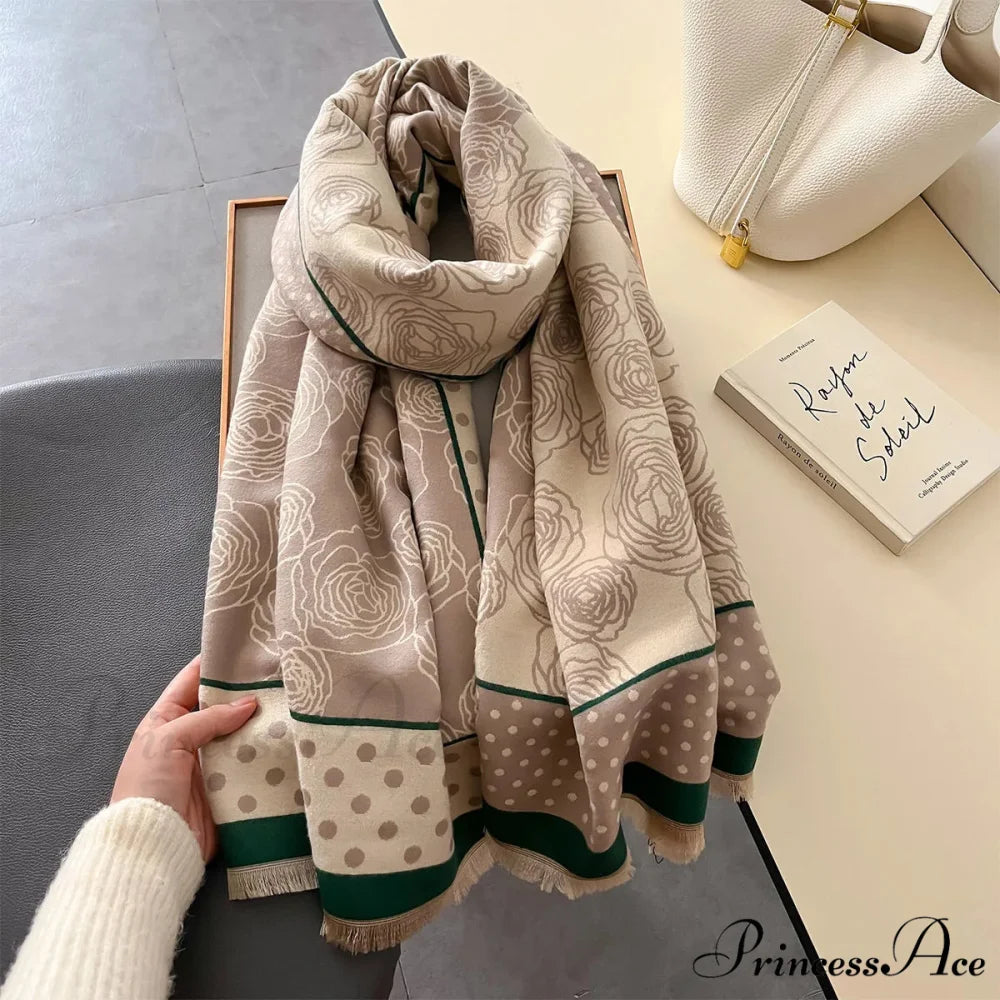 Dense Cover Cashmere Pattern Scarf scarf-241228