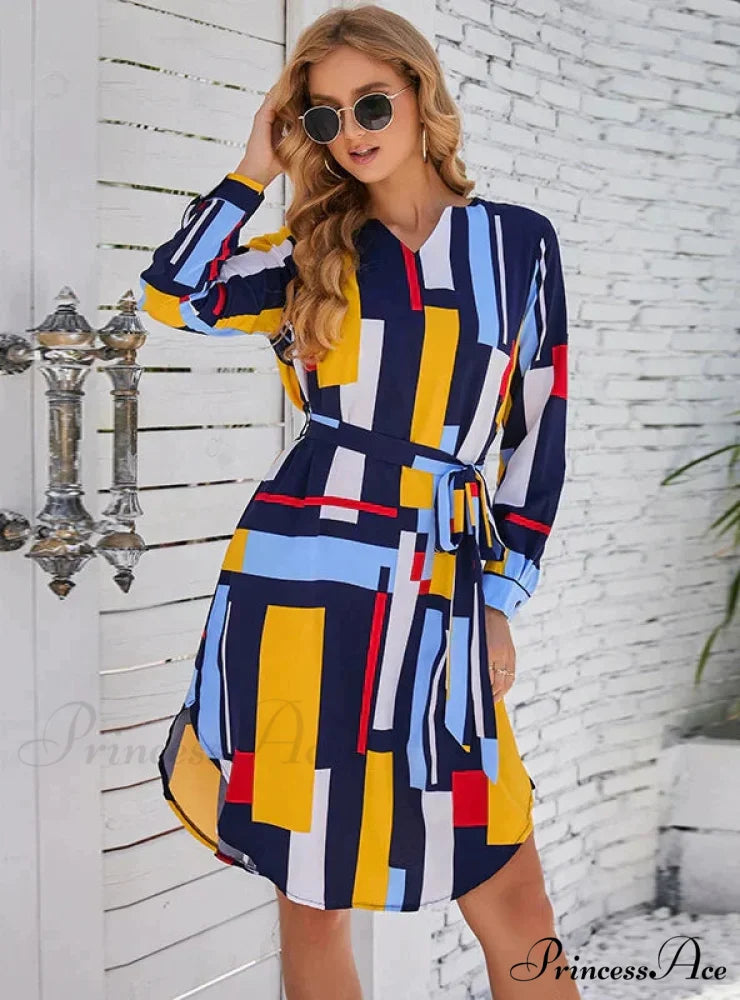 Design Color - Belt Gown Large Block Size