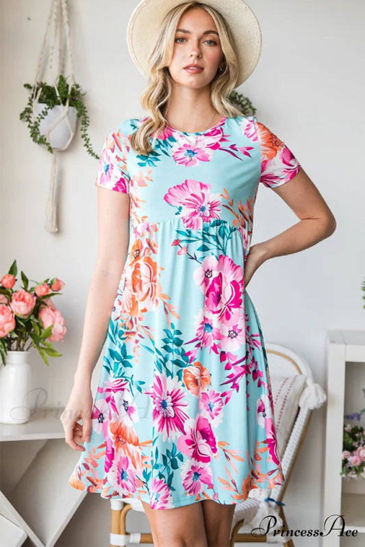 Design for Flowered Gown Hooded Leisure