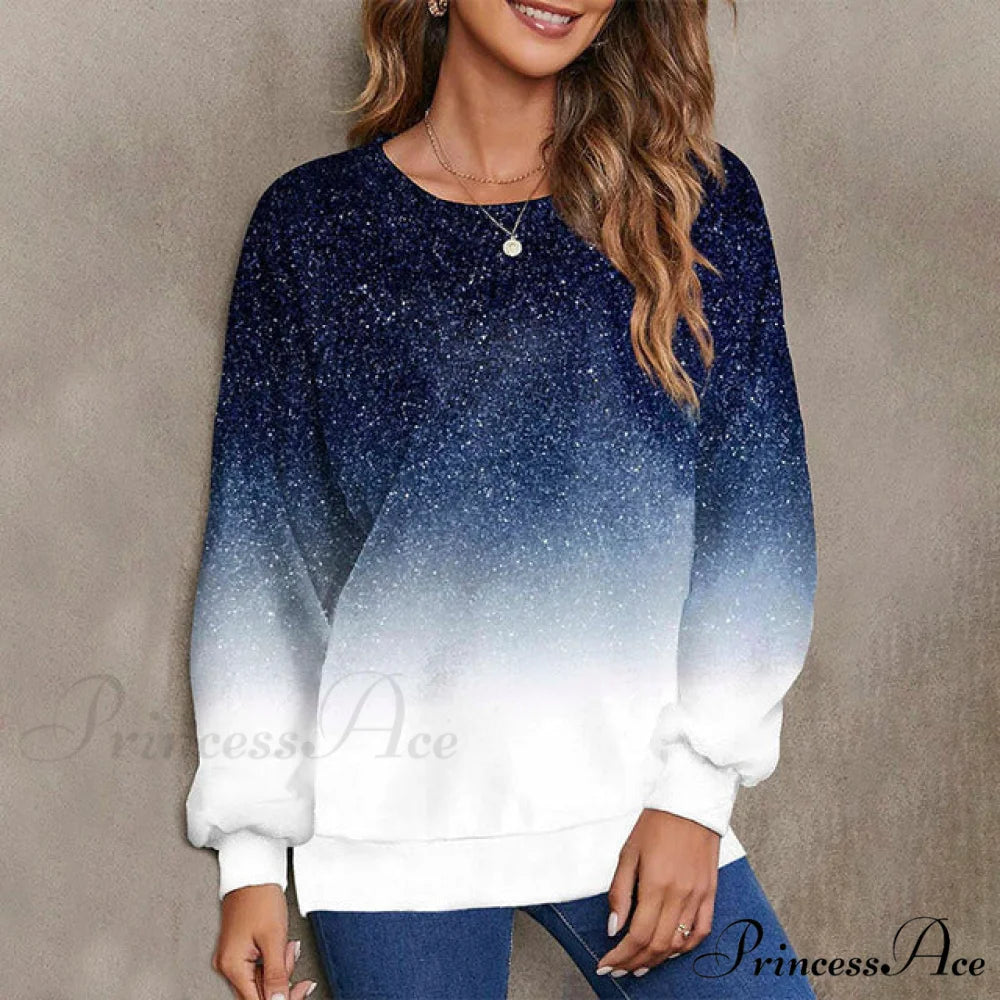 Design Gradient Sweatshirt Dark blue / S