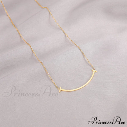 Designable Unique Smile Line Necklaces