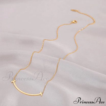 Designable Unique Smile Line Necklaces