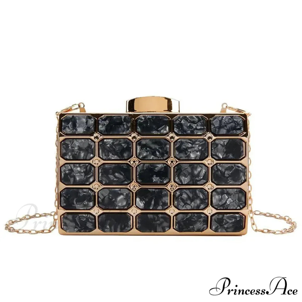 Designer Evening Clutch Wristlet Black wristlet-250126