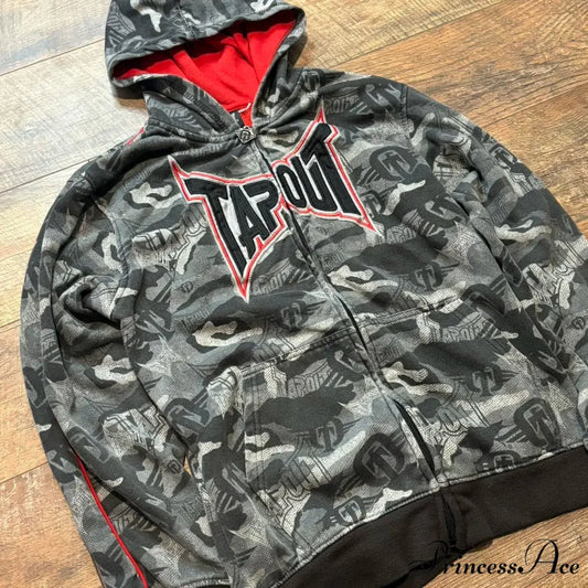 Disguise Zip Fastener Hooded Sweatshirt hoodies-241228