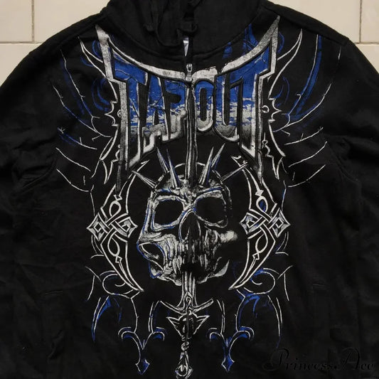 Distressed Zip Up Sweater hoodies-241228