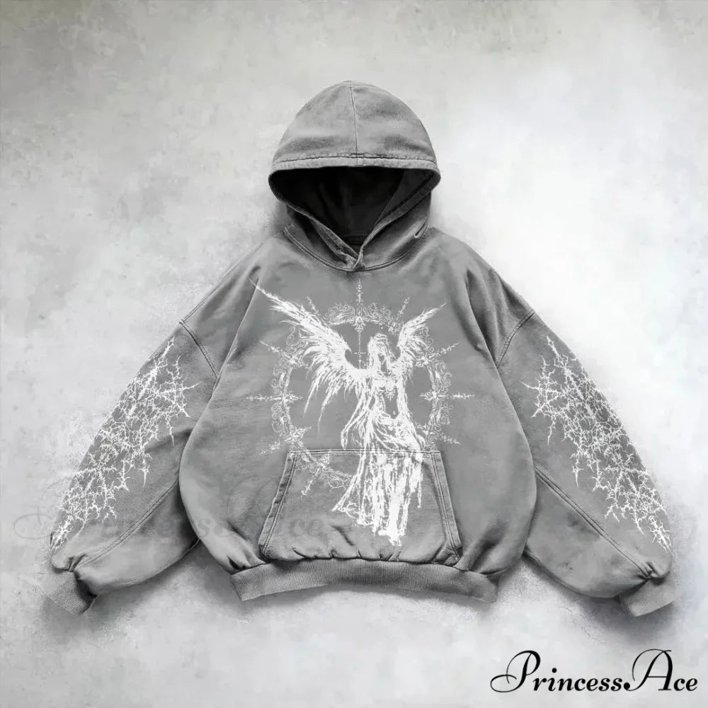 Divine Design Print Hoodie gret 5 / M hoodies-241228