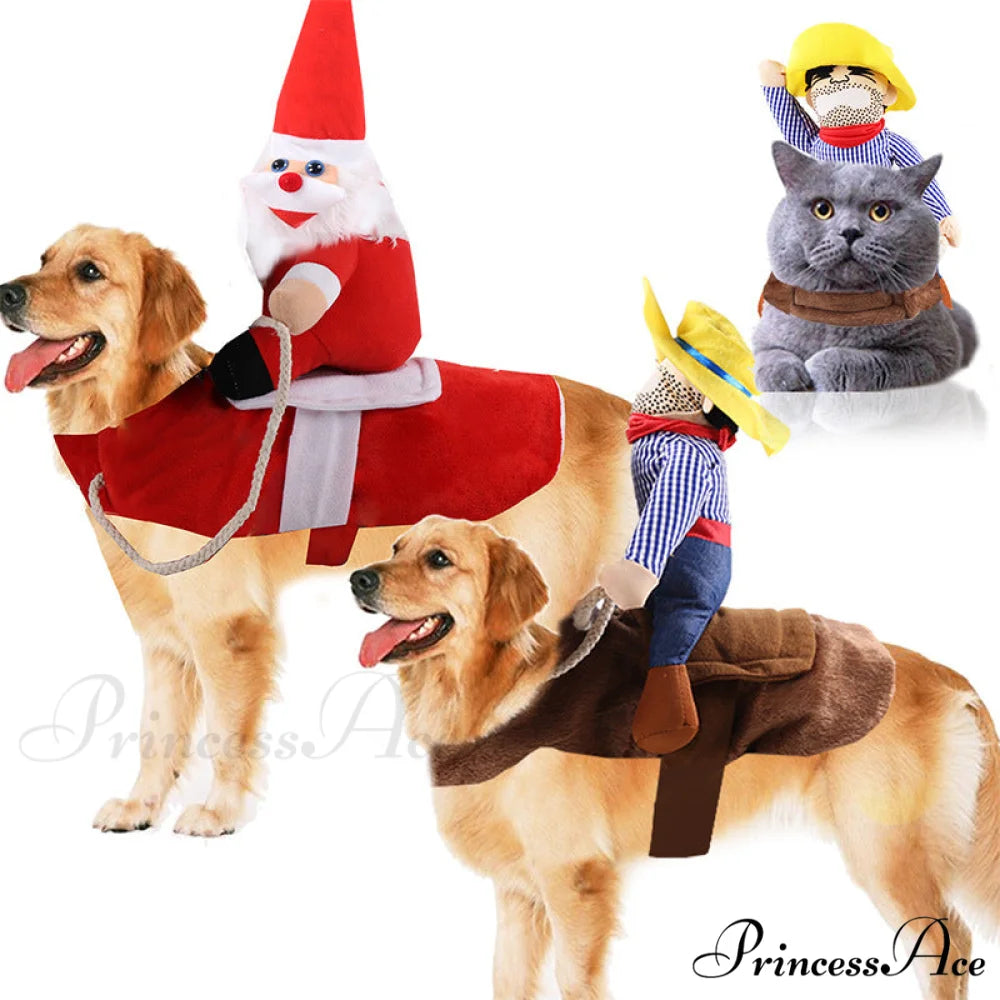 Dog Clothes Christmas Funny Costumes