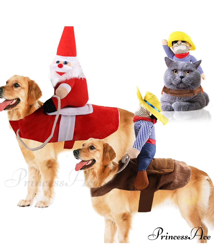 Dog Clothes Christmas Funny Costumes