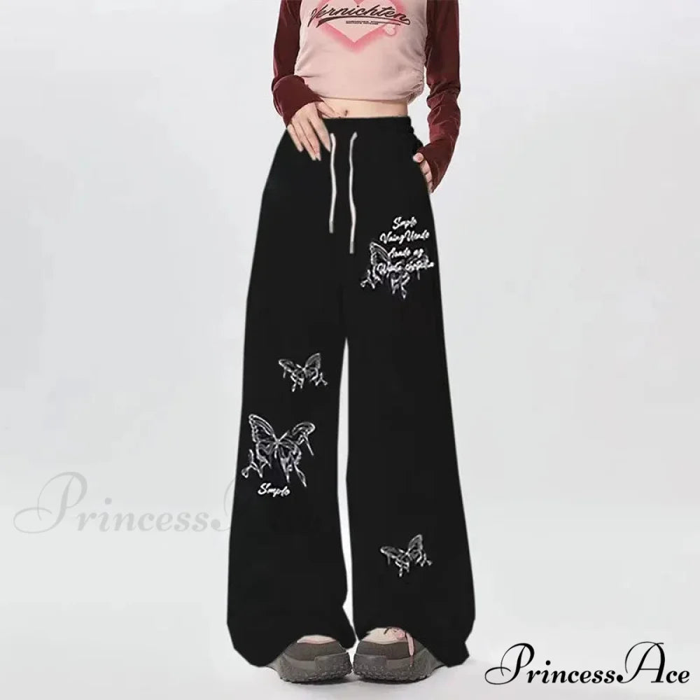 Dopamine Slender High Waist Broad Trousers pants-241228