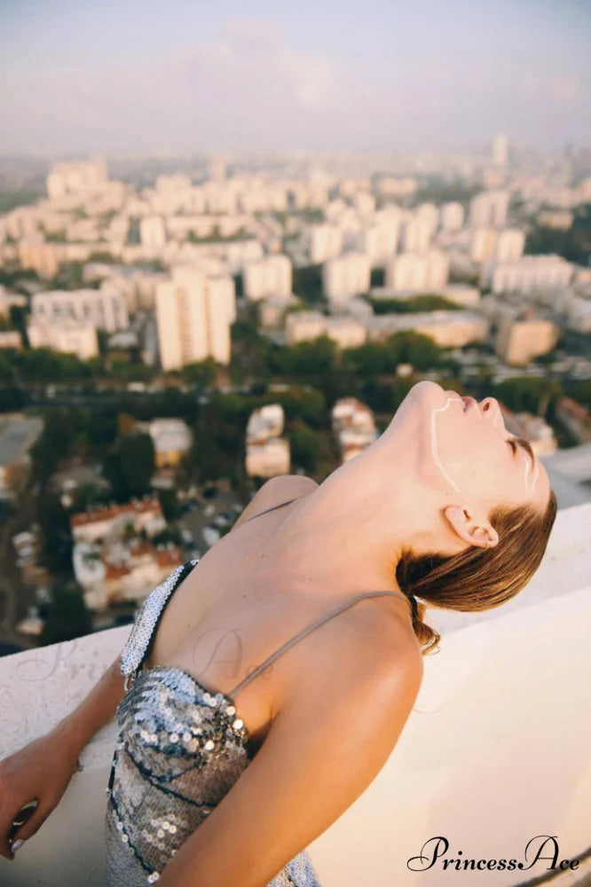 Draped Bra Mini Dress Graceful With Double Metal Ring