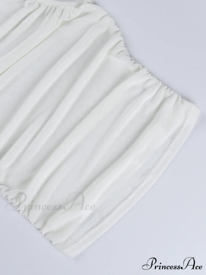 Draped High Neck Trendy Rose Decoration Tank Top