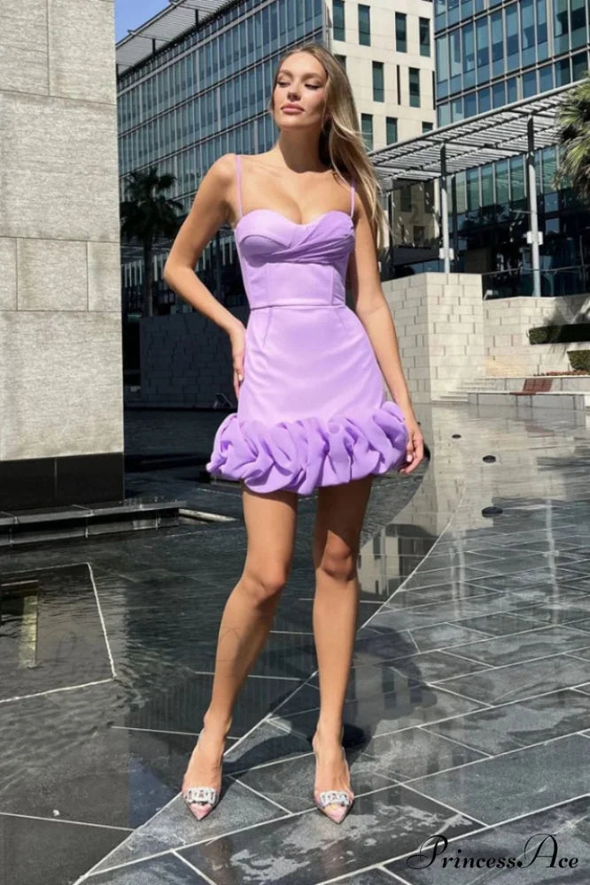 Draped Ruffle Stylish Mini Bustier Dress