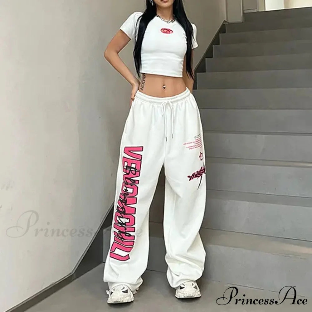 Drawn Drawcord Sporty Informal Trousers pants-241228