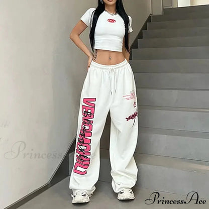 Drawn Drawcord Sporty Informal Trousers pants-241228