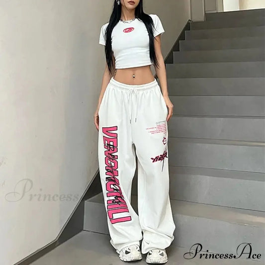 Drawn Drawcord Sporty Informal Trousers pants-241228