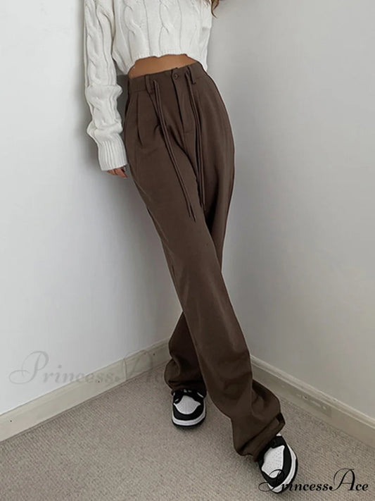 Drawstring Charming Pocket Sweatpants