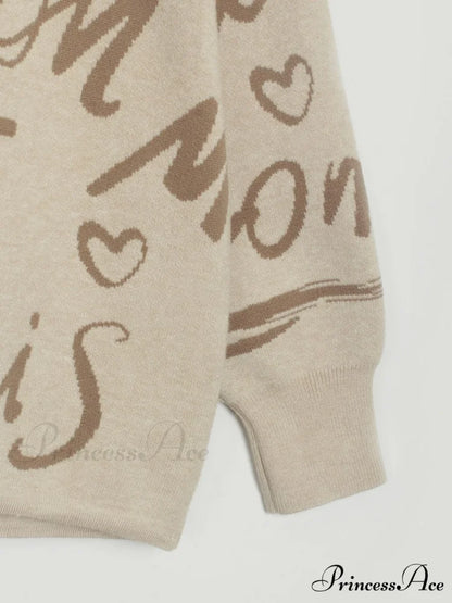 Drawstring Round Neck Sweater
