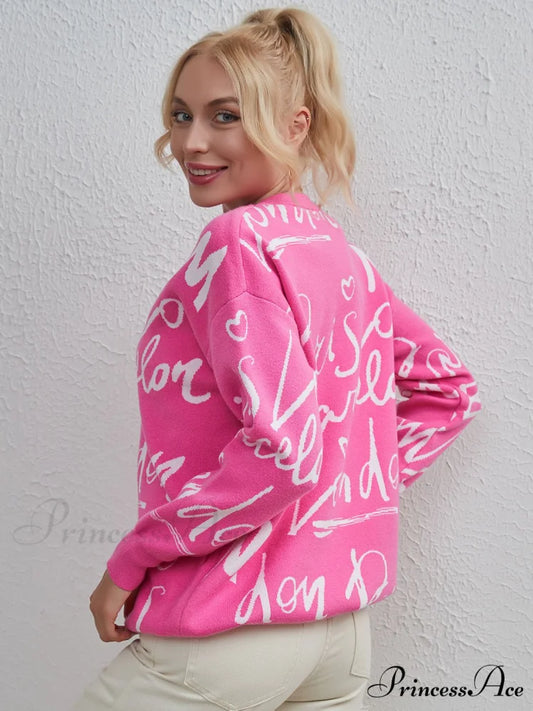 Drawstring Round Neck Sweater