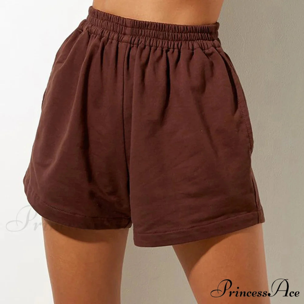 Durable Elevated Waist Joggers Brief Brown / S short-250223