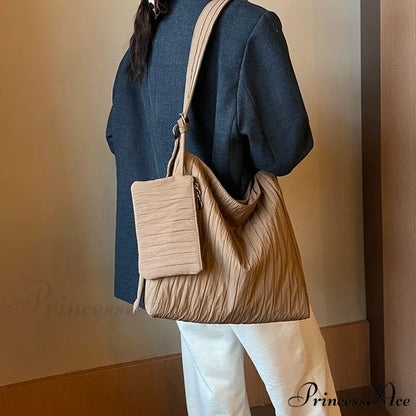 Durable Nylon Ruffled Zipper Crossbody crossbody-250126