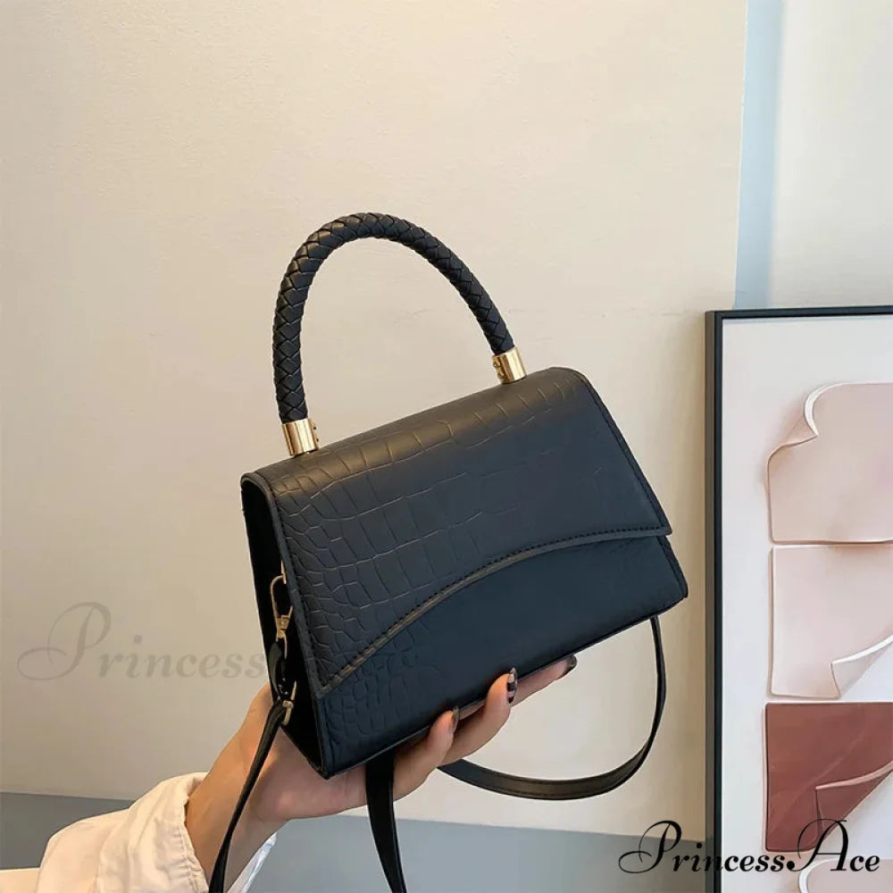 Durable Synthetic Leather Fashionable Informal Crossbody Top Handle Purse handbag-250126