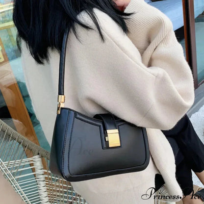 Durable Synthetic Leather Stylish Fasten Shoulder Bag shoulder-250126