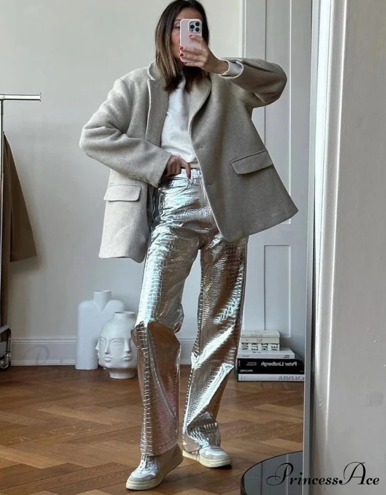 EDA Elegant PANTS Gold / S