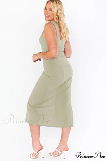 Eden Elegant Midi Dress