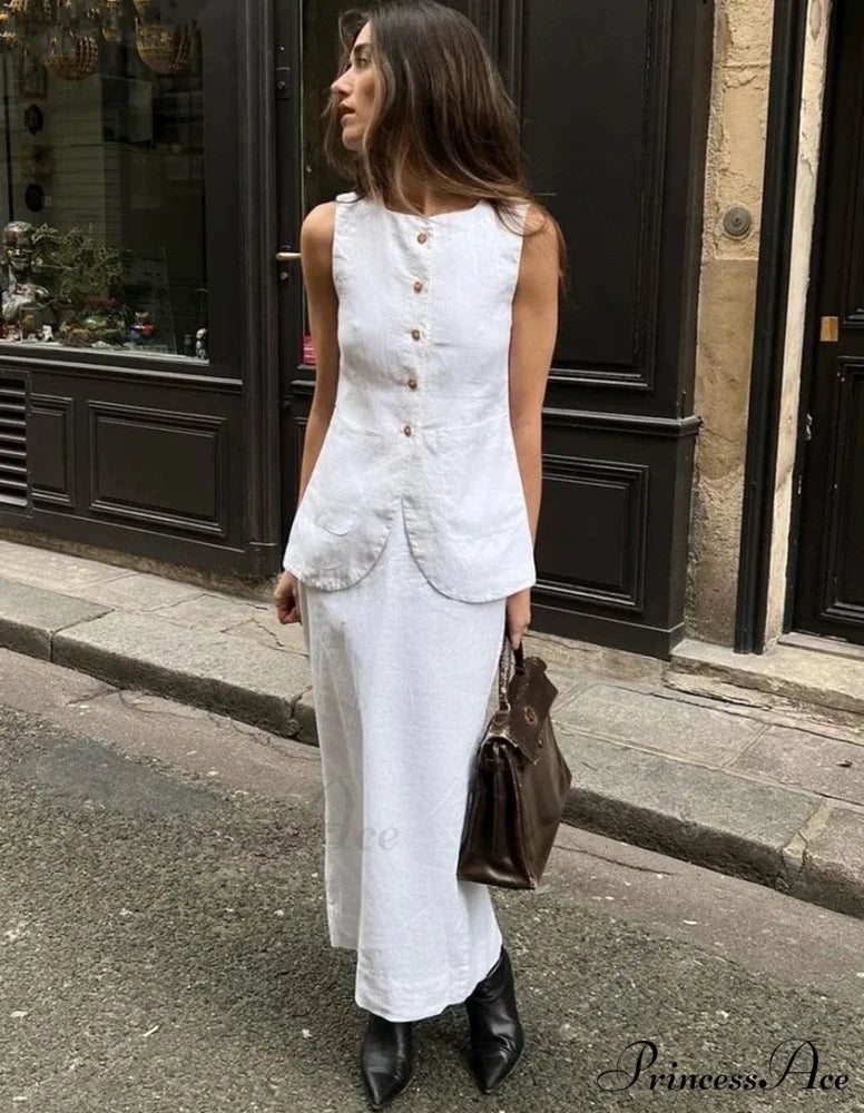 EDET TWO Stylish PIECE SET White / M