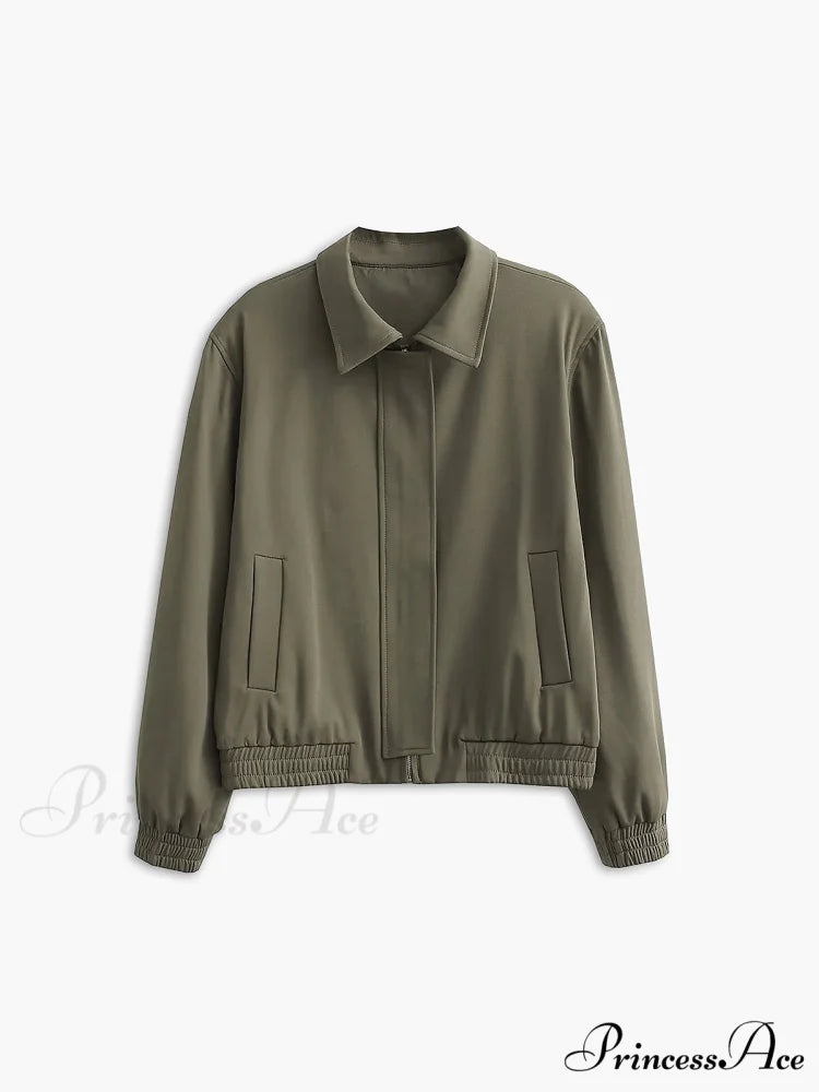 Effortless Charming Bomber Jacket
