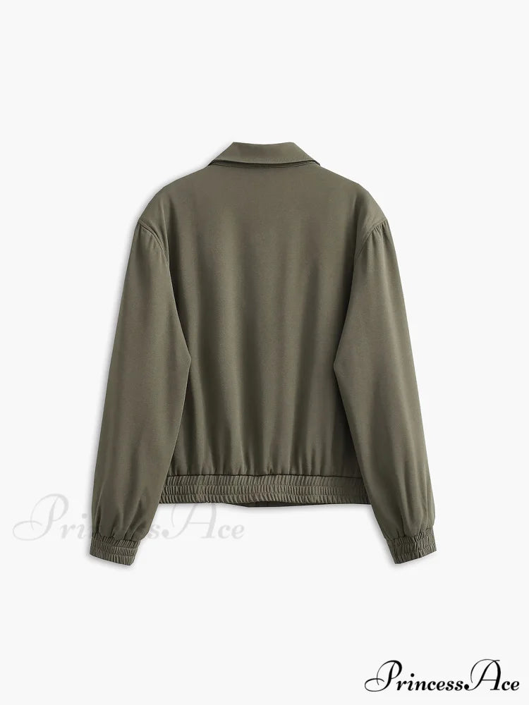 Effortless Charming Bomber Jacket