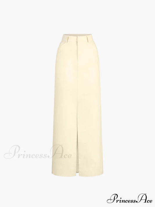 Effortless Slit Graceful Maxi Skirt