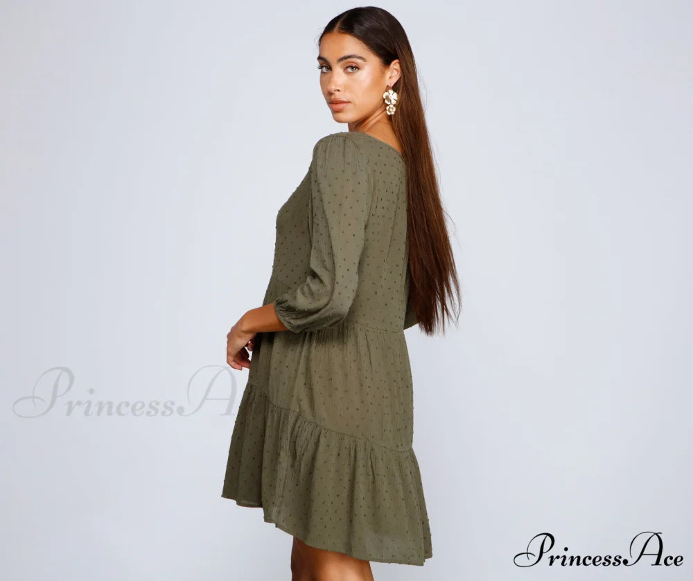 Effortless Vibes Stylish Babydoll Dress