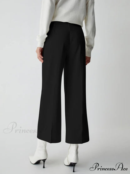 Effortless Wide Graceful Leg Culotte Pants