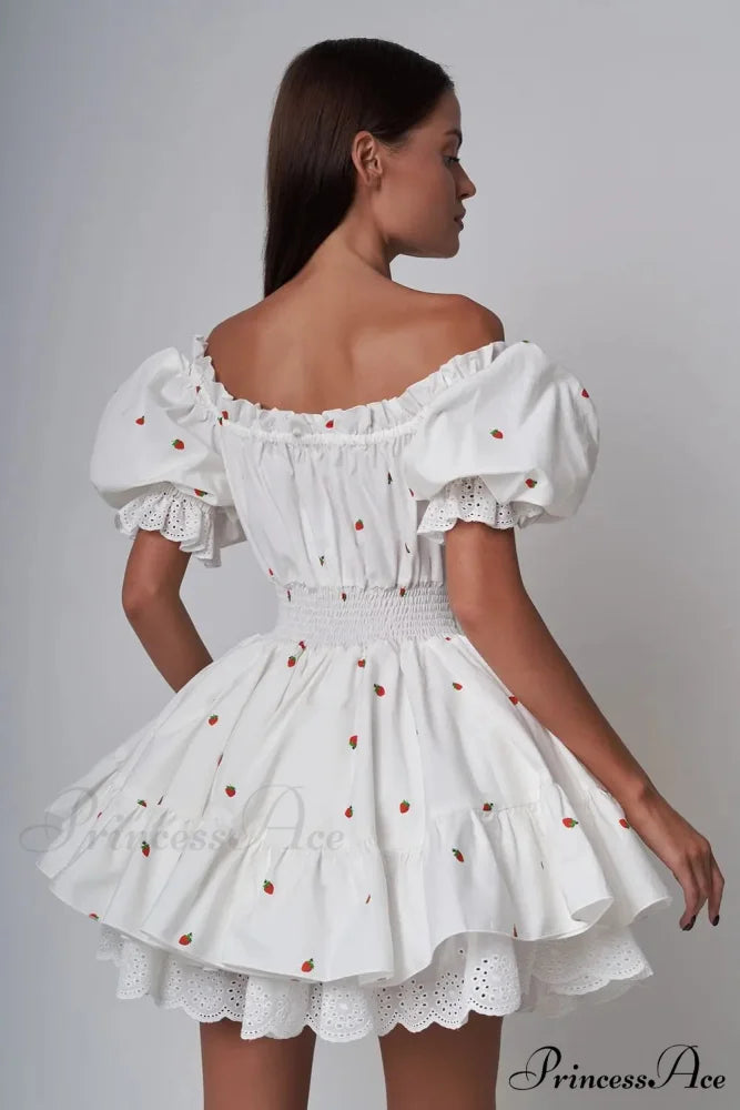 Elara Puff Stylish Sleeve Mini Dress