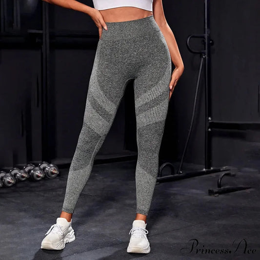 Elastic Seamless Fitness High Waist Sports Running Legging