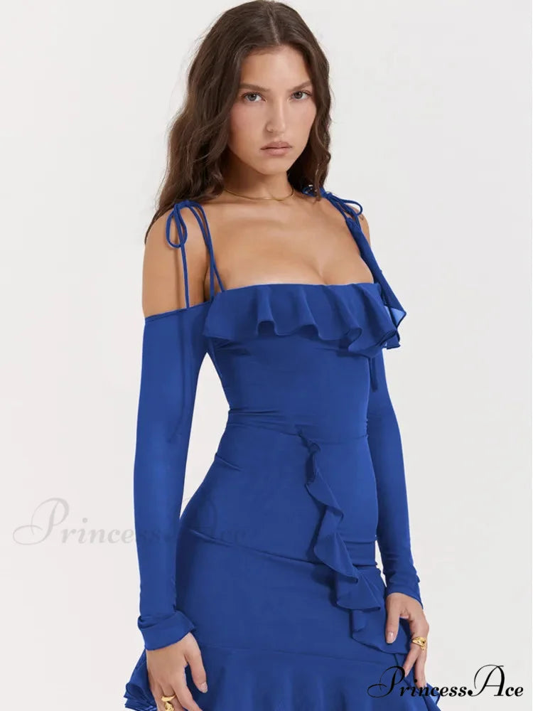 Eleanora Ruched Stylish Mini Dress