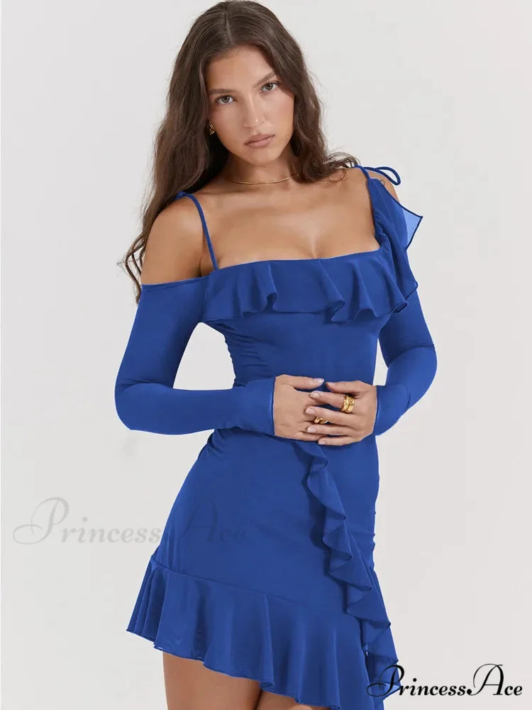 Eleanora Ruched Stylish Mini Dress