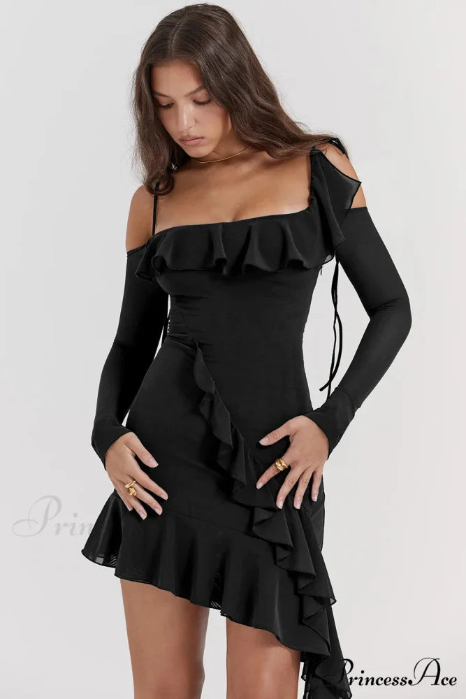 Eleanora Ruched Stylish Mini Dress