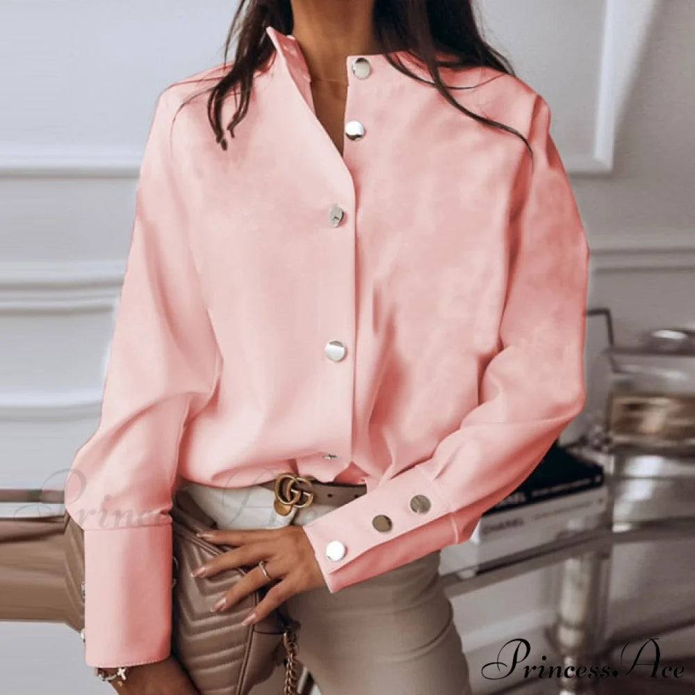 Elegant Bella Blouse XS / Pink