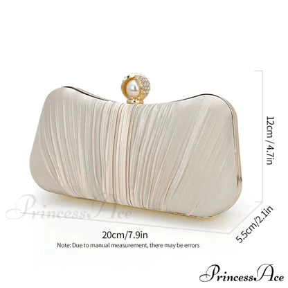 Elegant Dinner Pouch Wristlet apricot wristlet-250126