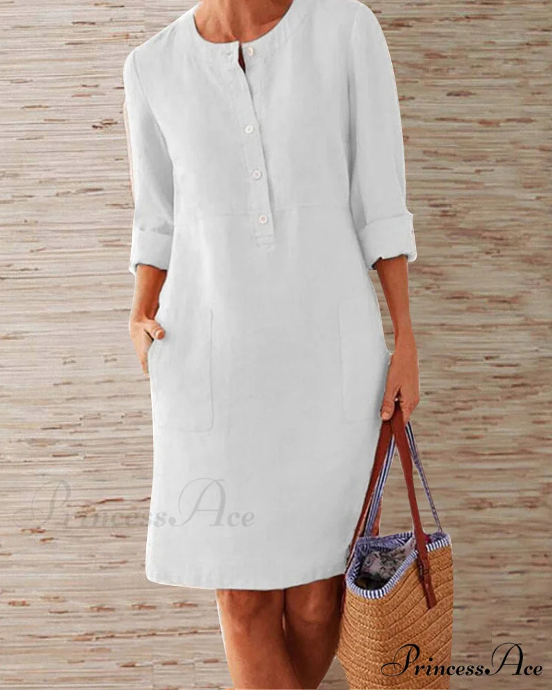 Elegant dress White / M