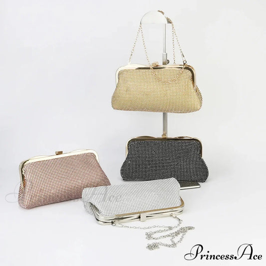 Elegant Square Shoulder Bag Basic Crossbody Bag clutchbag-250126