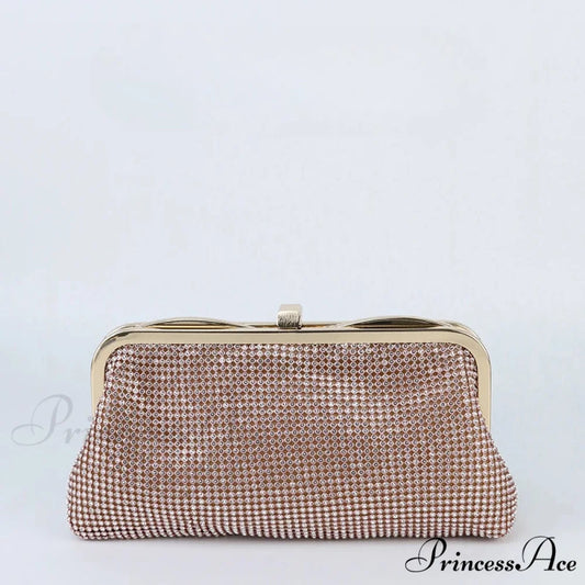 Elegant Square Shoulder Bag Basic Crossbody Bag Pink / (20cm clutchbag-250126