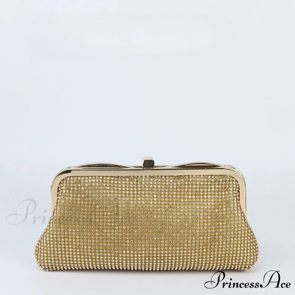 Elegant Square Shoulder Bag Basic Crossbody Bag Yellow / (20cm clutchbag-250126