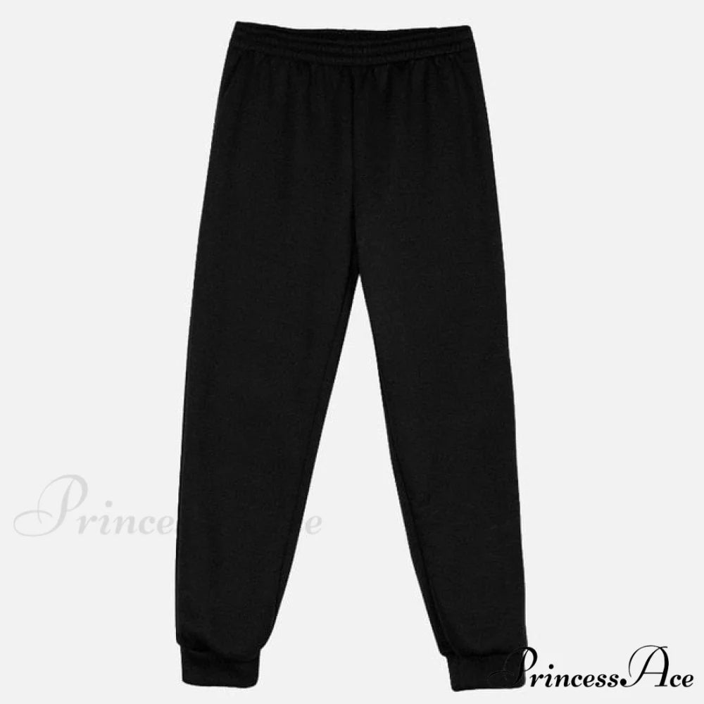 Elegant with Long Sweatshirt Women’s Set and Hoodie Lace-Up Warm Pant Solid Detail